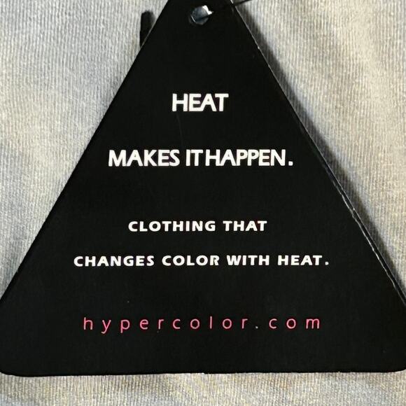 HYPERCOLOR Reactive Gear Gray/Pink Women's Change Color with Heat Sweatshirt - Picture 7 of 9